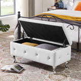 Storage Bench with Padded Seat