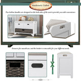 Storage Bench with Removable Basket and 2 Drawers, Fully Assembled Shoe Bench with Removable Cushion
