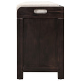Storage Bench with Removable Basket and 2 Drawers, Fully Assembled Shoe Bench with Removable Cushion - 32" L x 11.8" W x 20" H