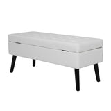Storage Bench with Storage Bench for Bedroom End of Bed Bench Foot of Bed Bench Storage Ottoman Bench 43.3" W x 17.7"