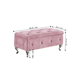 Storage Bench, Flip Top Entryway Bench Seat with Safety Hinge, Storage Chest with Padded Seat, Bed End Stool, Supports 250 lbs