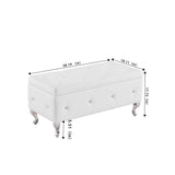 Storage Bench, Flip Top Entryway Bench Seat with Safety Hinge, Storage Chest with Padded Seat, Bed End Stool