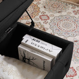 Storage Bench, Flip Top Entryway Bench Seat with Safety Hinge, Storage Chest with Padded Seat, Bed End Stool