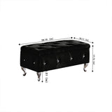 Storage Bench, Flip Top Entryway Bench Seat with Safety Hinge