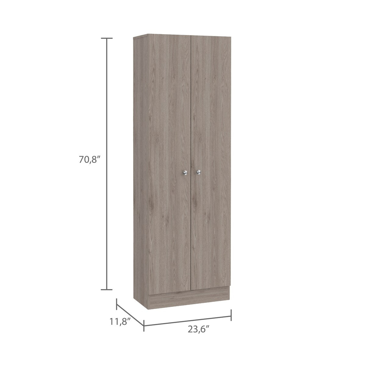 Storage Cabinet Pipestone, Double Door, White Finish,High quality and durable