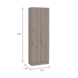 Storage Cabinet Pipestone, Double Door, White Finish,High quality and durable