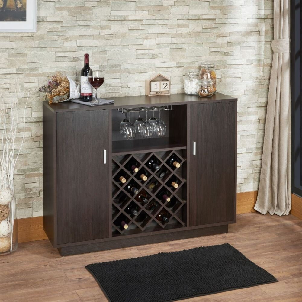 Storage Cabinet With 2 Wooden Doors With 1 Shelf Inside