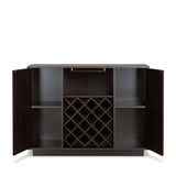 Storage Cabinet With 2 Wooden Doors With 1 Shelf Inside