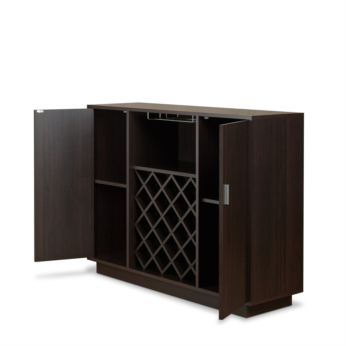 Storage Cabinet With 2 Wooden Doors With 1 Shelf Inside