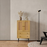 Storage Cabinet With Two Doors And Two Drawers