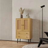 Storage Cabinet With Two Doors And Two Drawers