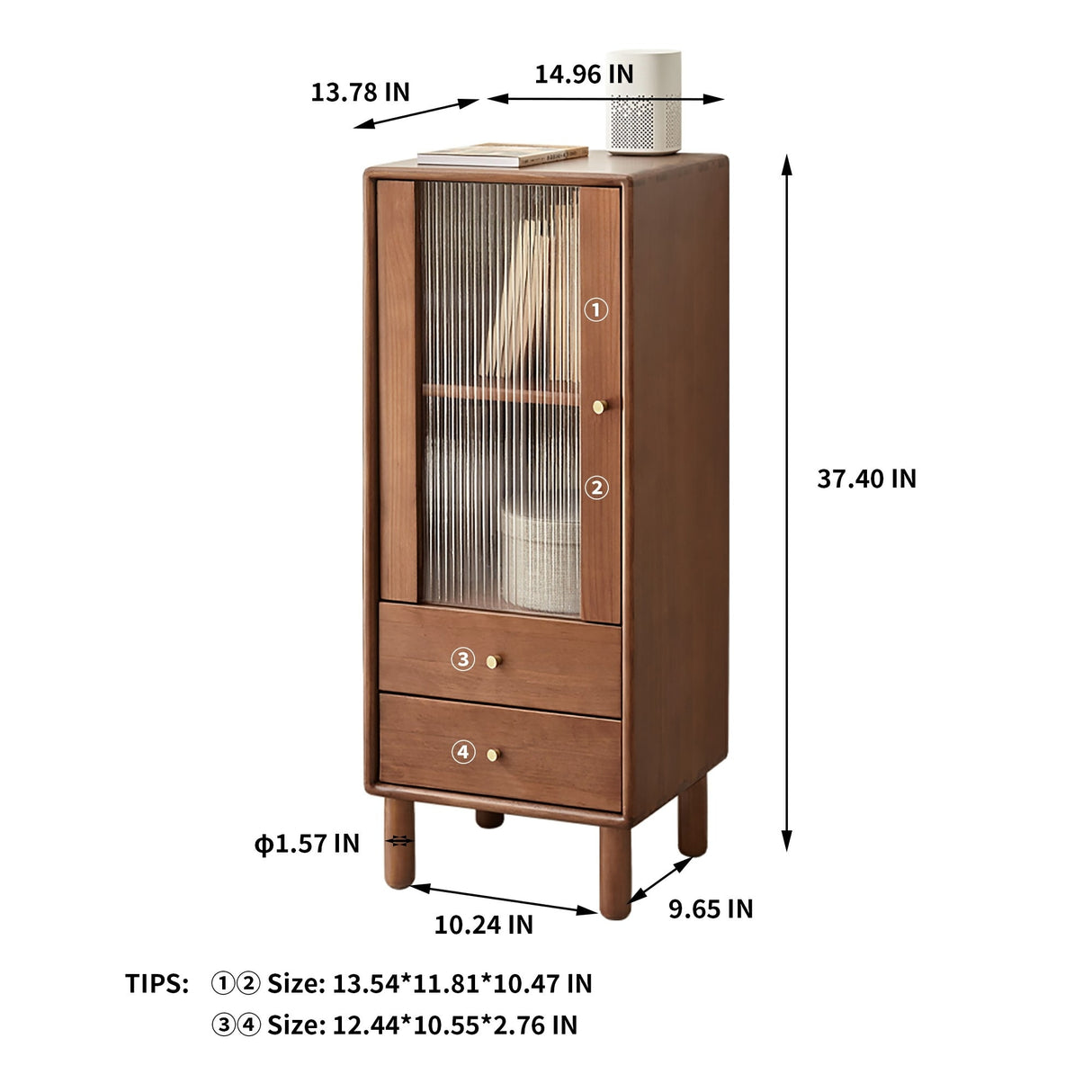 Storage Cabinet for Living Room