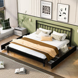 Storage Metal Platform Bed with 4 Drawers