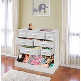 Storage Station with Eight Baskets and Three Bins