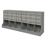 Storage Station with Eight Baskets and Three Bins