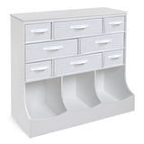 Storage Station with Eight Baskets and Three Bins