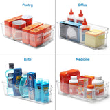 StorageBud Stackable Fridge Organizer Bins