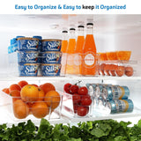 StorageBud Stackable Fridge Organizer Bins
