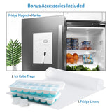 StorageBud Stackable Fridge Organizer Bins