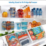 StorageBud Stackable Fridge Organizer Bins
