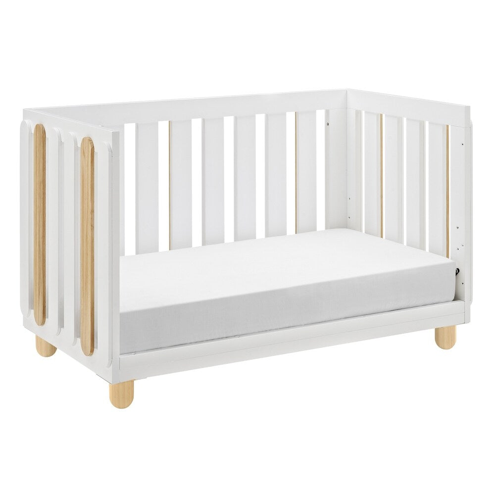 Storkcraft Sienna 3-in-1 Convertible Crib with Adjustable Height Mattress for Infant or Toddler