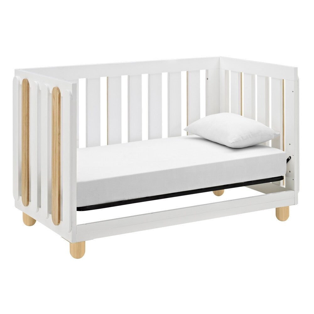 Storkcraft Sienna 3-in-1 Convertible Crib with Adjustable Height Mattress for Infant or Toddler