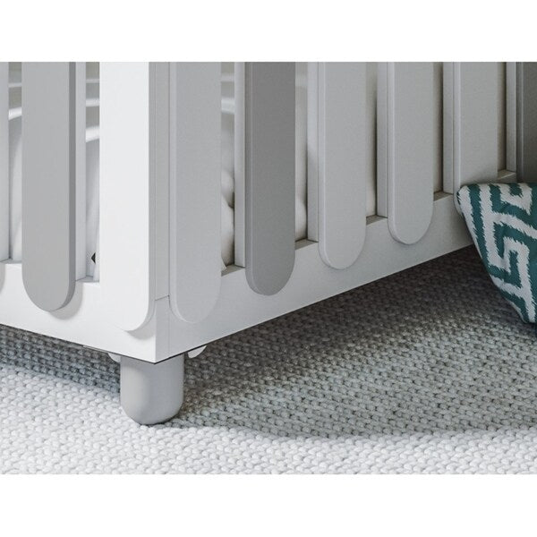 Storkcraft Sienna 3-in-1 Convertible Crib with Adjustable Height Mattress for Infant or Toddler
