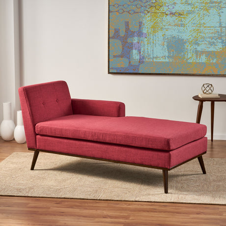 Stormi Tufted Chaise Lounge by Christopher Knight Home