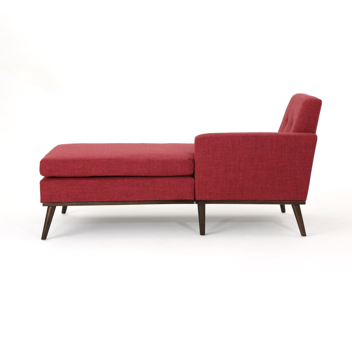 Stormi Tufted Chaise Lounge by Christopher Knight Home