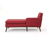 Stormi Tufted Chaise Lounge by Christopher Knight Home