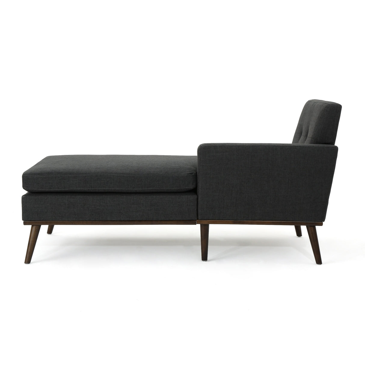 Stormi Tufted Chaise Lounge by Christopher Knight Home