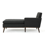 Stormi Tufted Chaise Lounge by Christopher Knight Home
