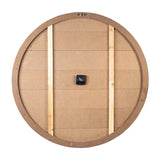 Stratton Home Decor 31.50 Inch James Wooden Wall Clock - 31.50 X 1.57 X 31.50
