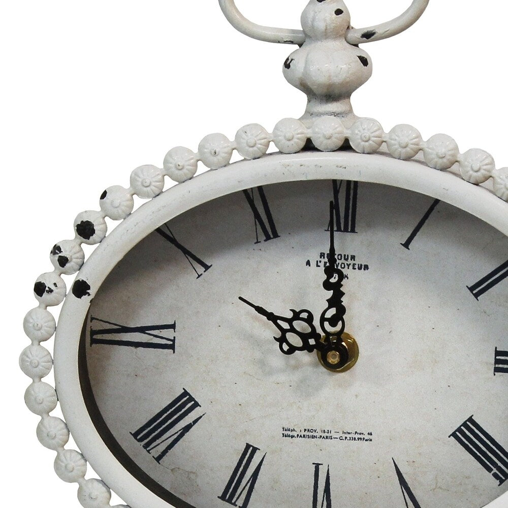 Stratton Home Decor Allie Table Clock
