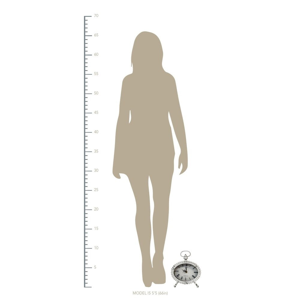Stratton Home Decor Allie Table Clock