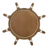 Stratton Home Decor Darlene Ship Wheel Wall Mirror - 25.5 X 1.18 X 25.5