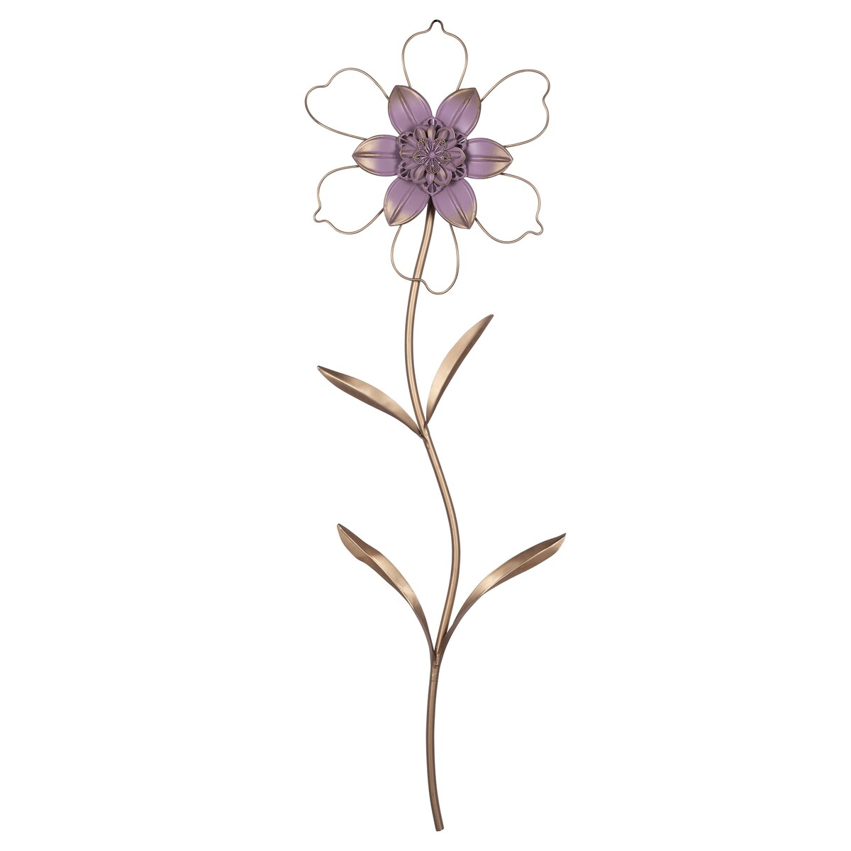 Stratton Home Decor Farmhouse Single Stem Flower Botanical Wall Decor