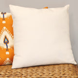 Stratton Home Decor White Tweed 18" Square Pillow