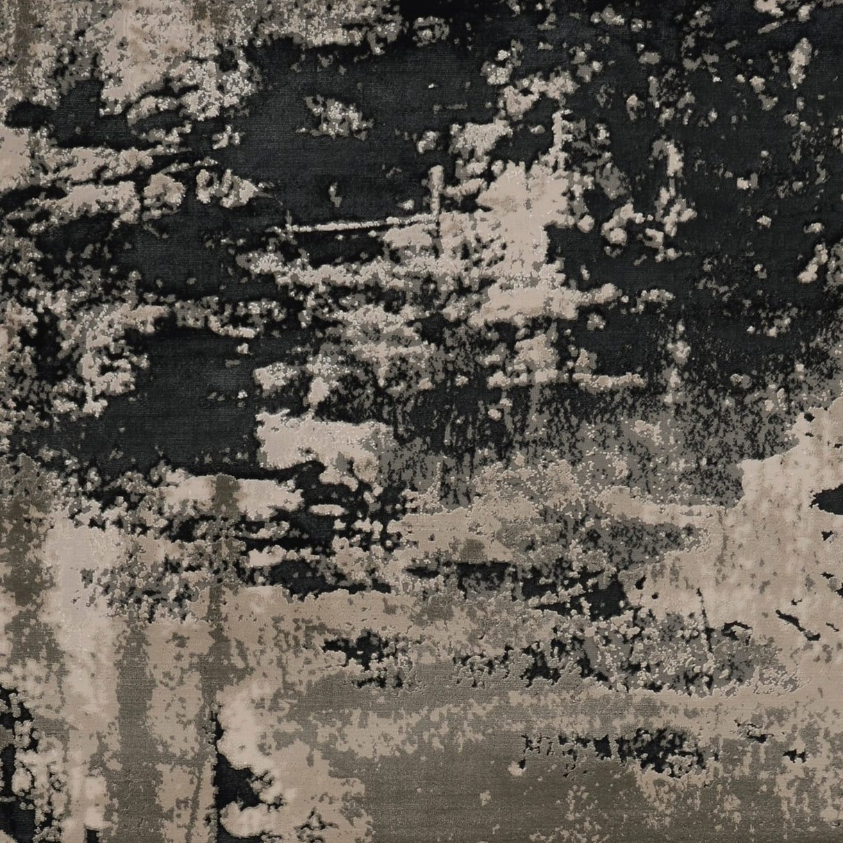 Strick & Bolton Anja Silver/ Charcoal Abstract Area Rug
