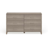 Transitional Grain-textured Grey Dresser