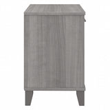 Transitional Grey Ash Nightstand