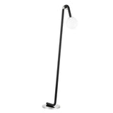 Strick & Bolton Kahlo Steel/ Opal Glass Floor Lamp