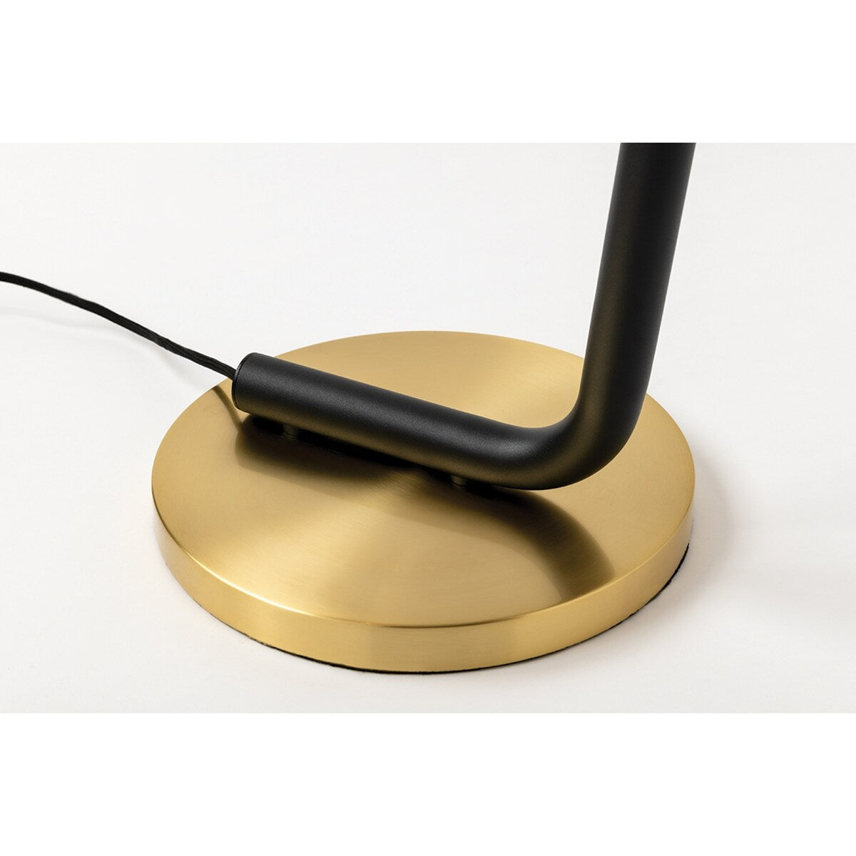 Strick & Bolton Kahlo Steel/ Opal Glass Floor Lamp