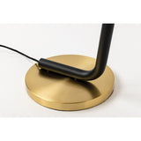 Strick & Bolton Kahlo Steel/ Opal Glass Floor Lamp