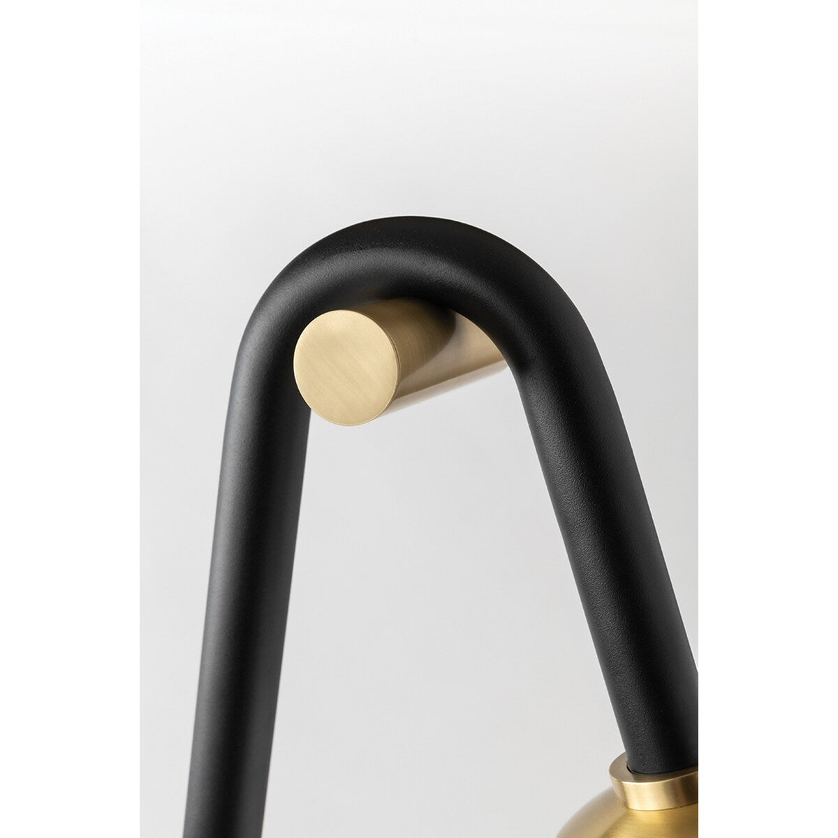 Strick & Bolton Kahlo Steel/ Opal Glass Floor Lamp