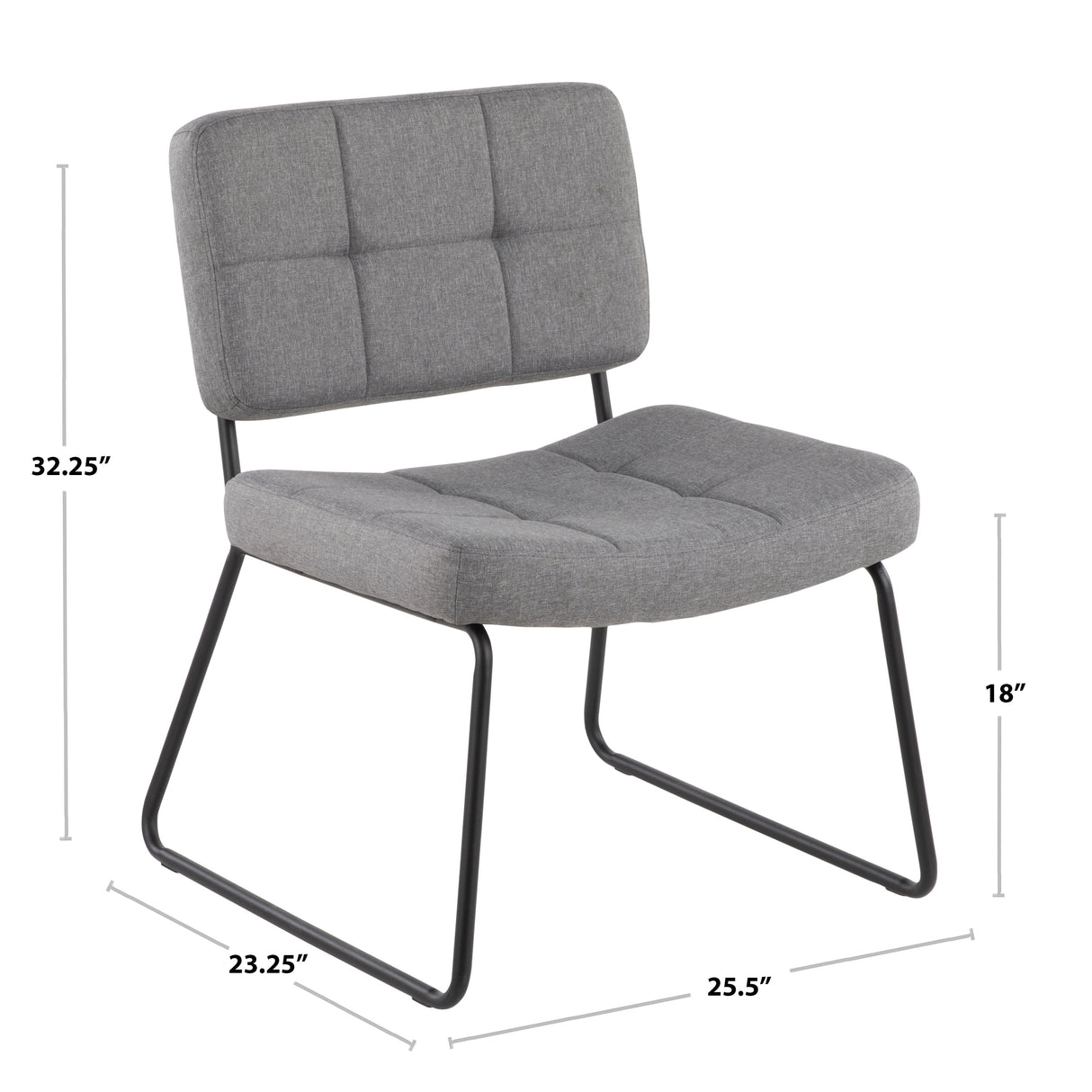 Strick & Bolton Lambert Lounge Chair and Ottoman Set