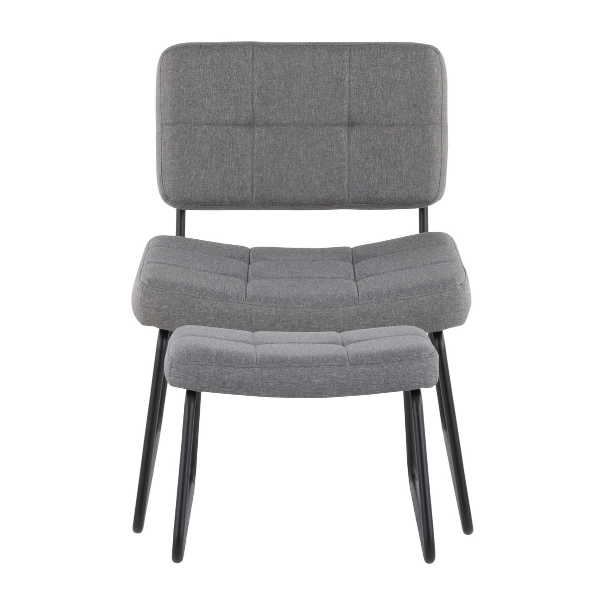 Strick & Bolton Lambert Lounge Chair and Ottoman Set