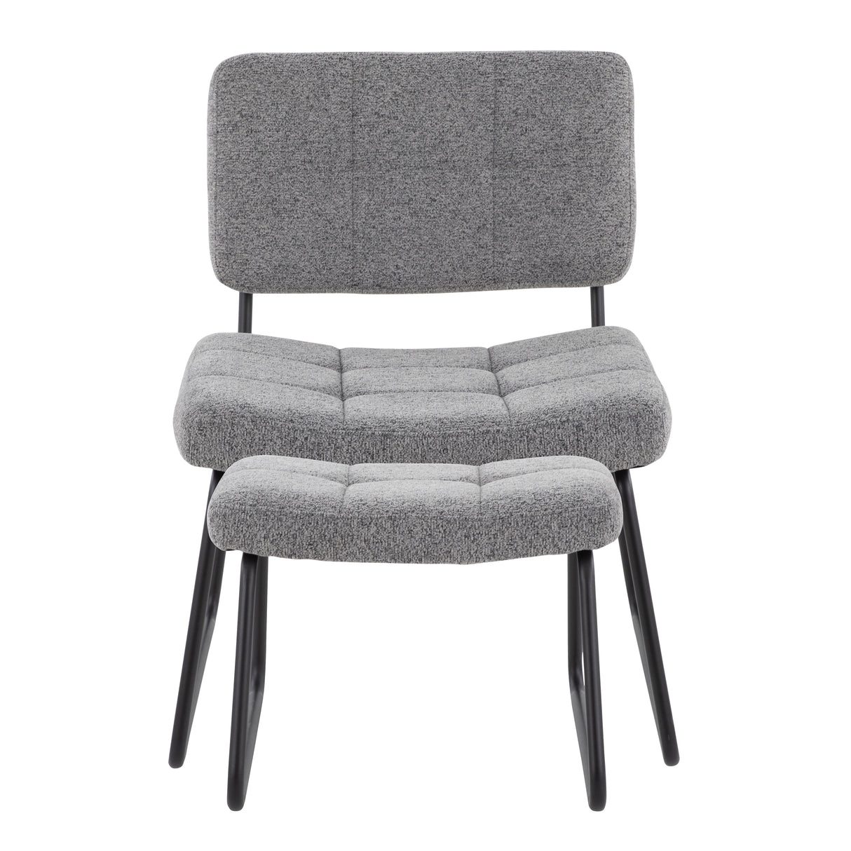 Strick & Bolton Lambert Lounge Chair and Ottoman Set