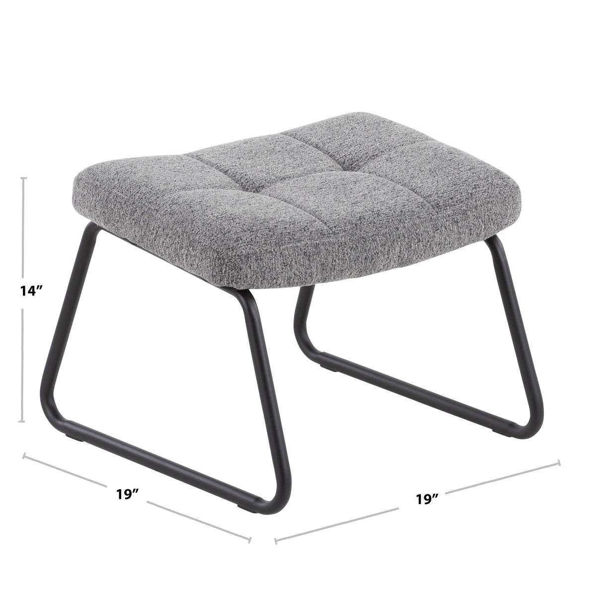 Strick & Bolton Lambert Lounge Chair and Ottoman Set