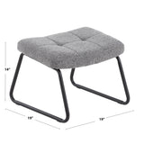Strick & Bolton Lambert Lounge Chair and Ottoman Set